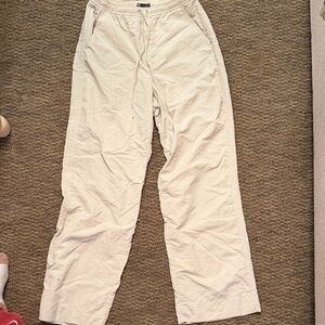 Zara Cream Straight Leg Pants